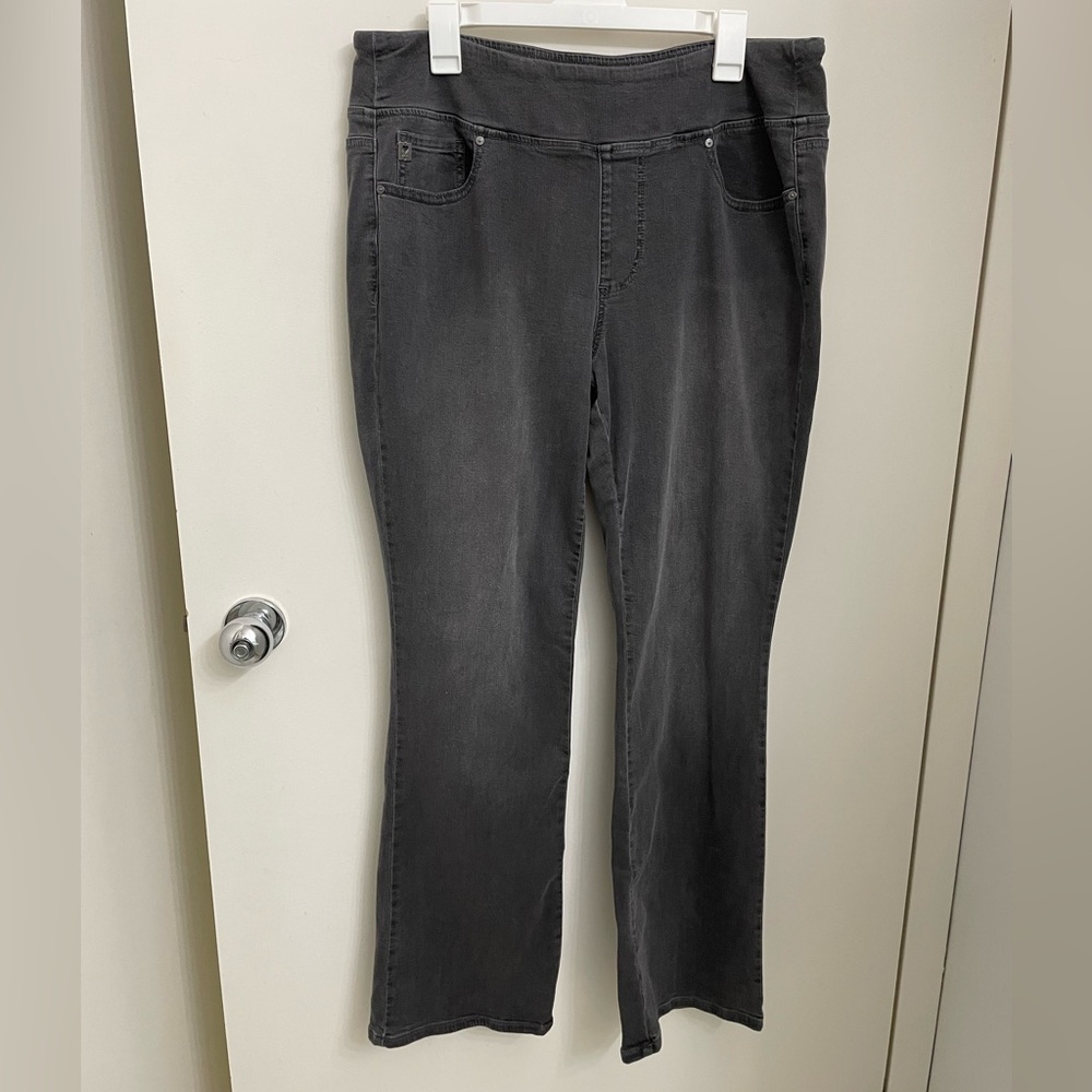 Belle by Kim Gravel boot cut pull-on jeans